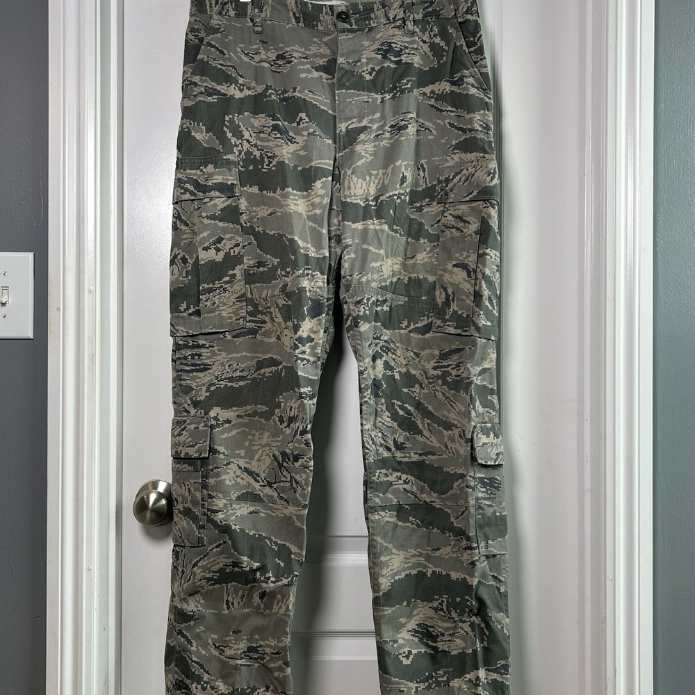 U.S. Air Force Genuine DSCP ABU Tiger Stripe Camo Bellowed Pocket Cargo Trousers